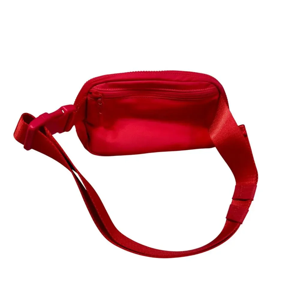 lululemon Everywhere Belt Bag 1L Lip Gloss Red Pink Nylon Fanny Pack Crossbody - Picture 3 of 14